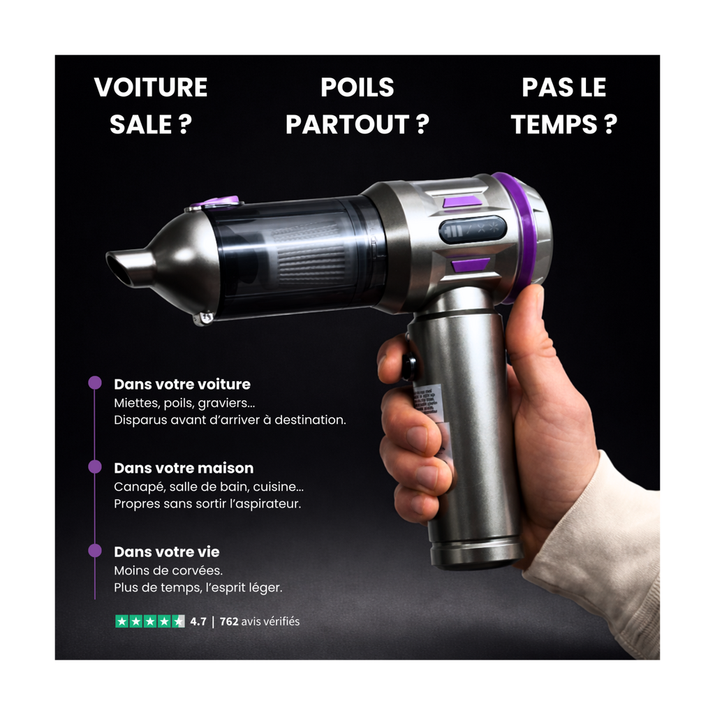 Aspirateur portable pratique pas cher